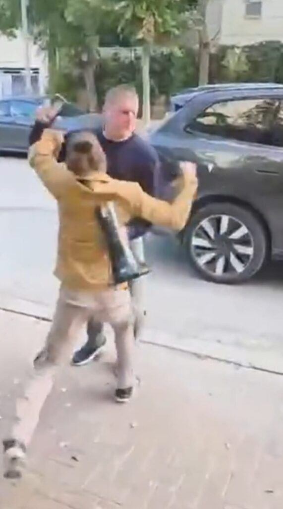 קטטה ליד ביתה של הפצ"רית