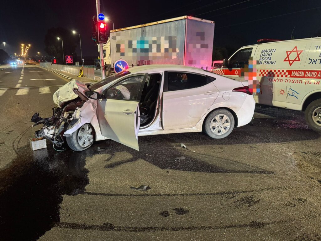 רכב לאחר תאונה
