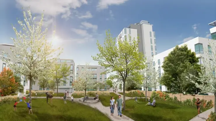 הדמיה של השכונה