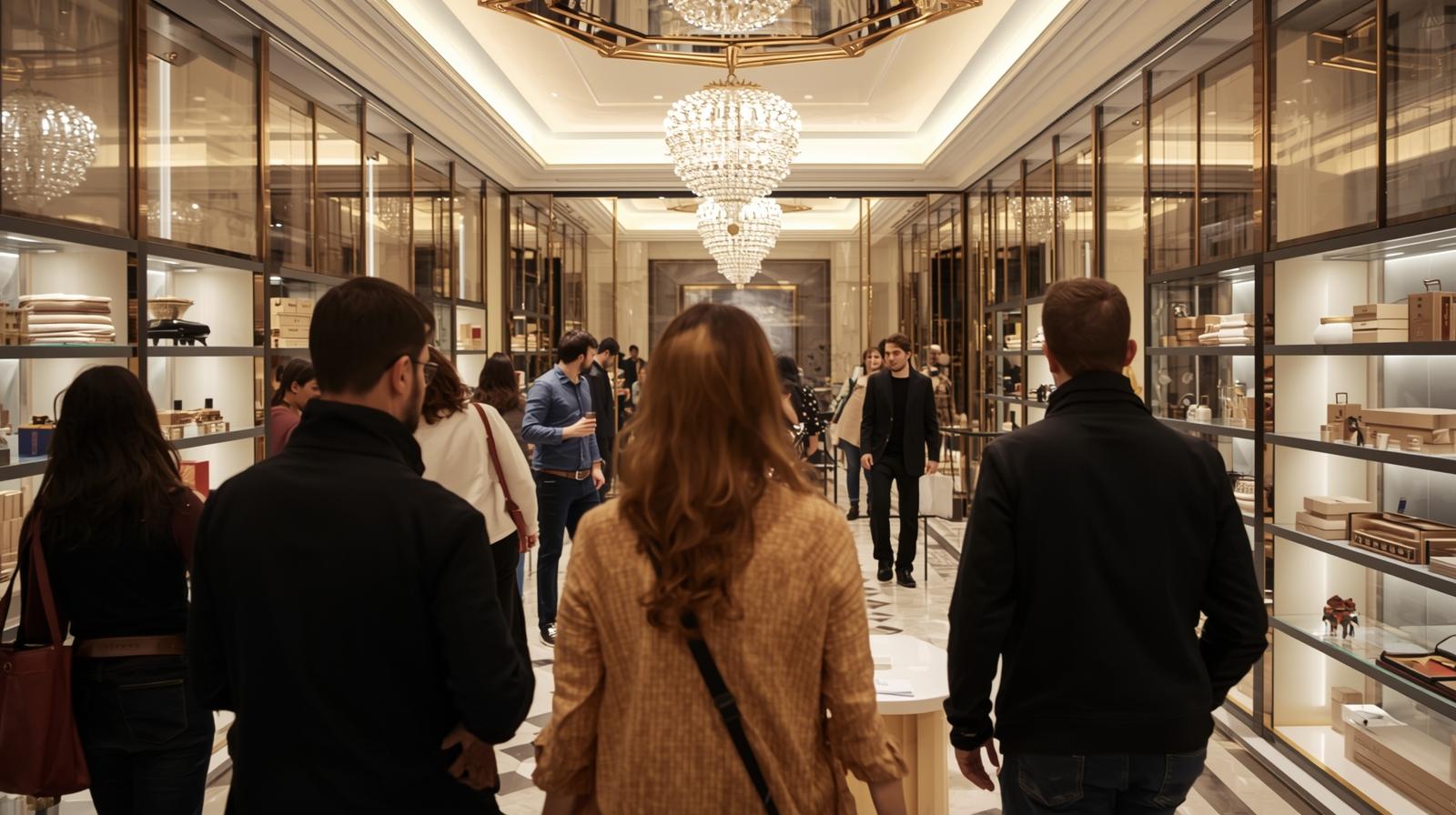 אנשים בקניות