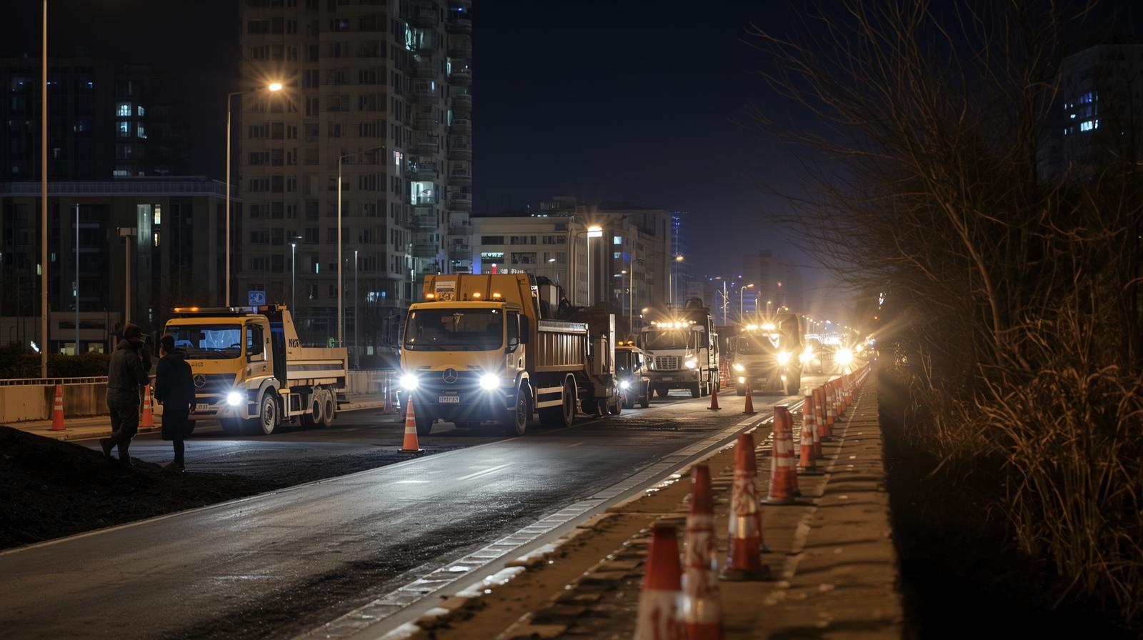 עבודות בכביש