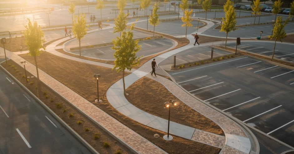 חניון ושבילי אופניים