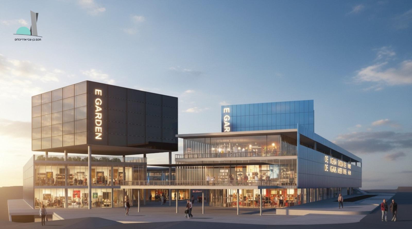 הדמיה של המרכז בקדימה צורן