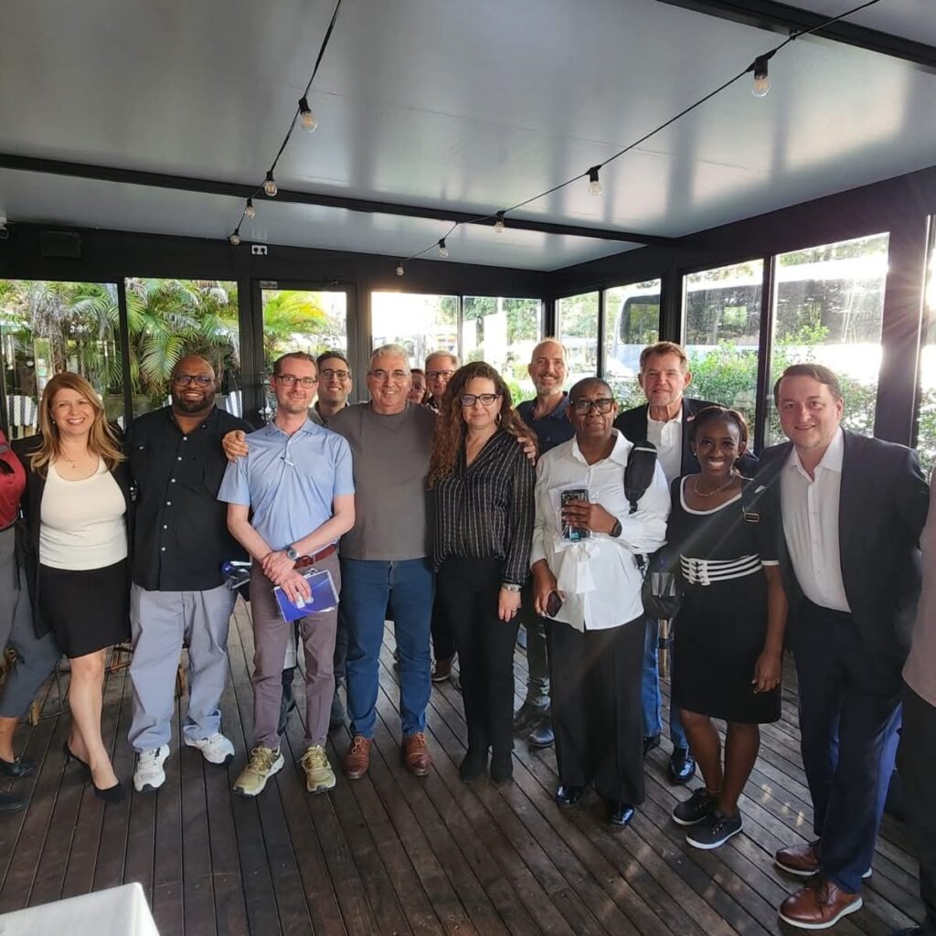 המשלחת מאטלנטה ונציגי העיר רעננה