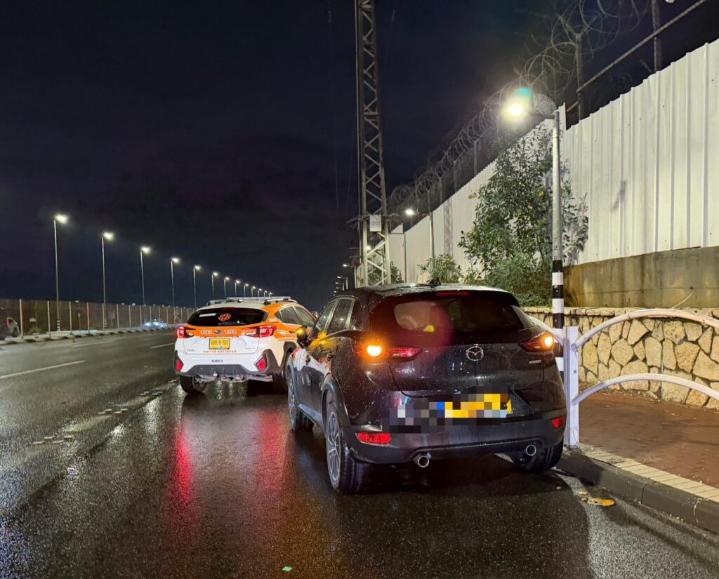 תאונה בכביש 4