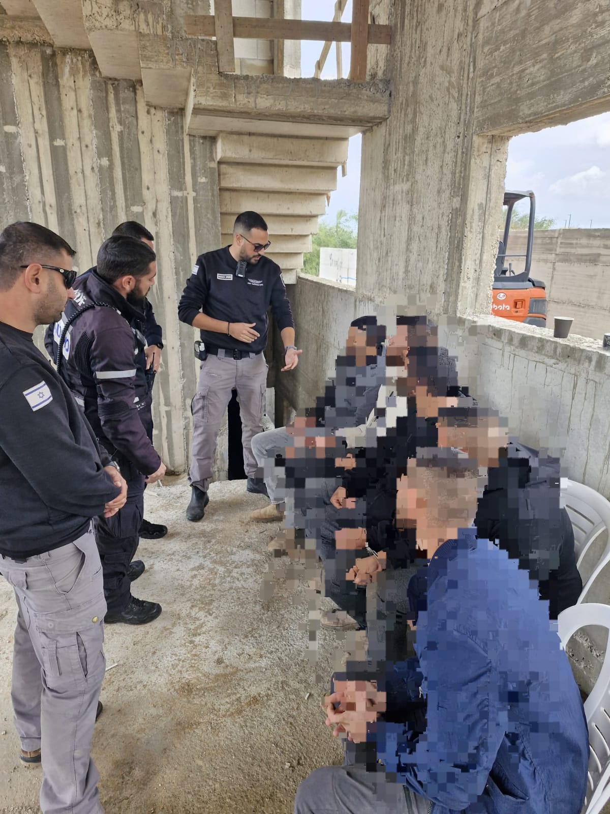 שוהים בלתי חוקיים נתפסו