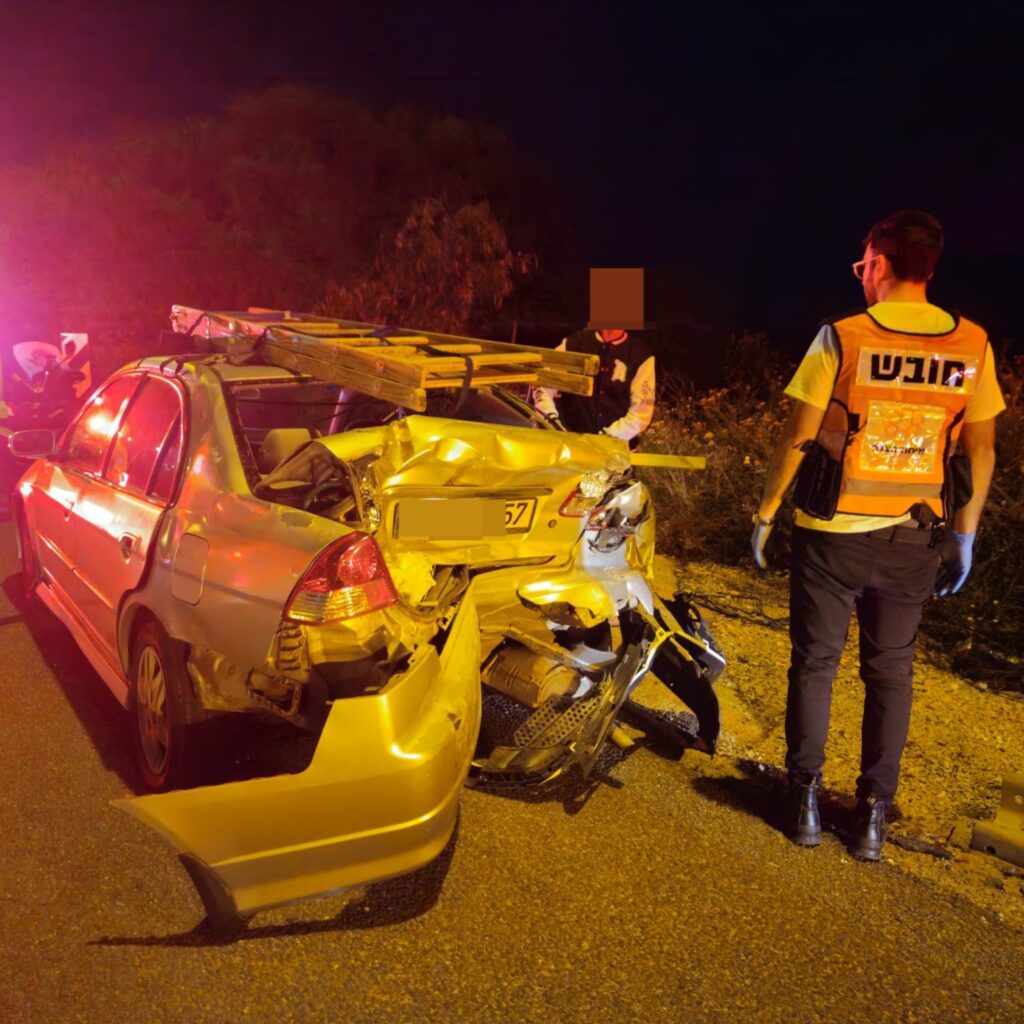 רכב לאחר תאונה