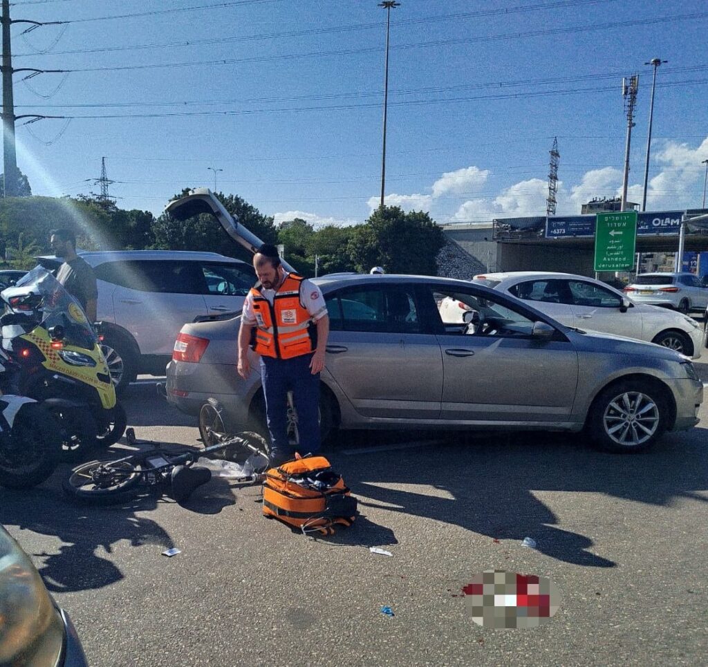 זירת התאונה