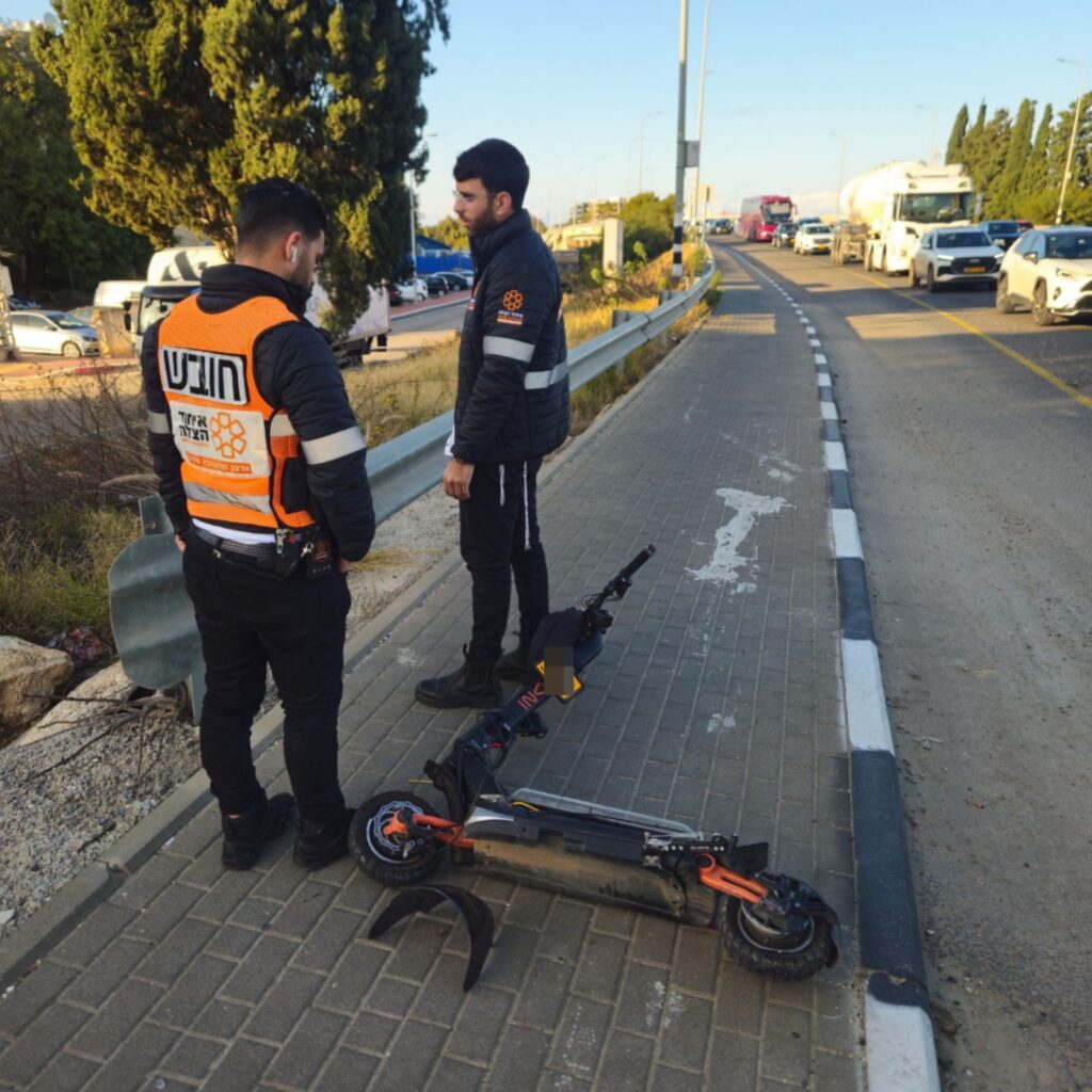 זירת התאונה