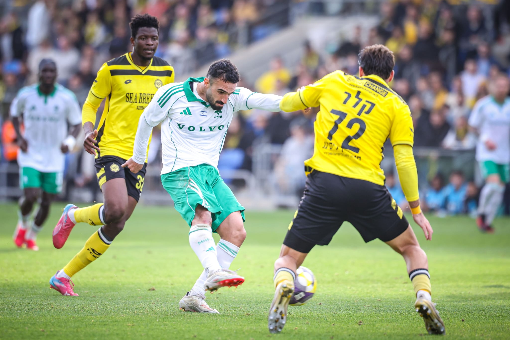 נתניה מביסה את חיפה. צילום: האתר הרשמי של מכבי חיפה.