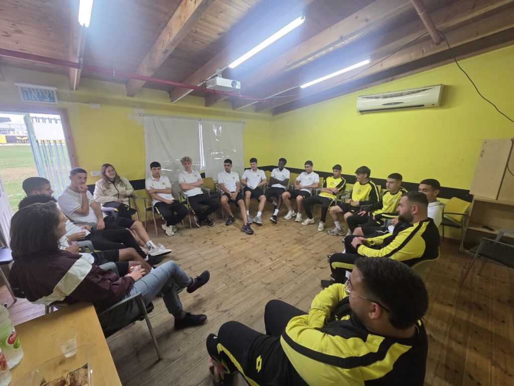 פרויקט מרגש. צילום: דיגיטל מכבי נתניה.