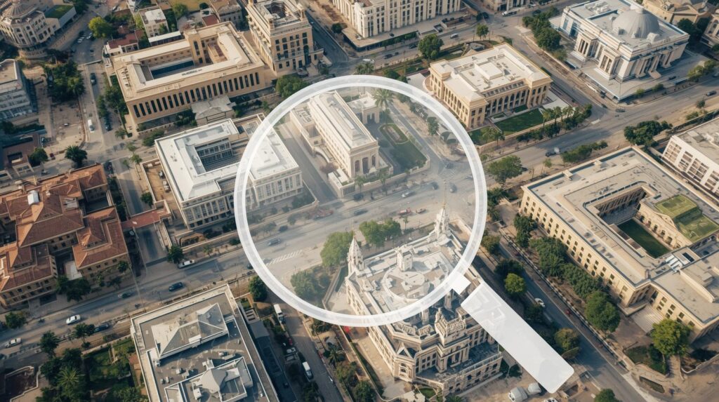 צילום אווירי של מועצות למשל