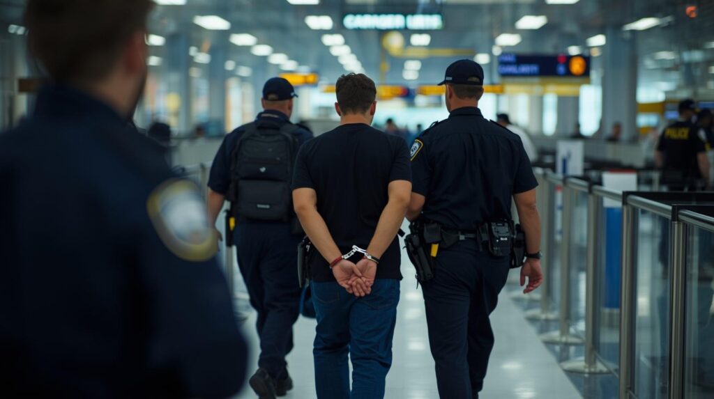 החשוד נעצר בנתב"ג: אילוסטרציה