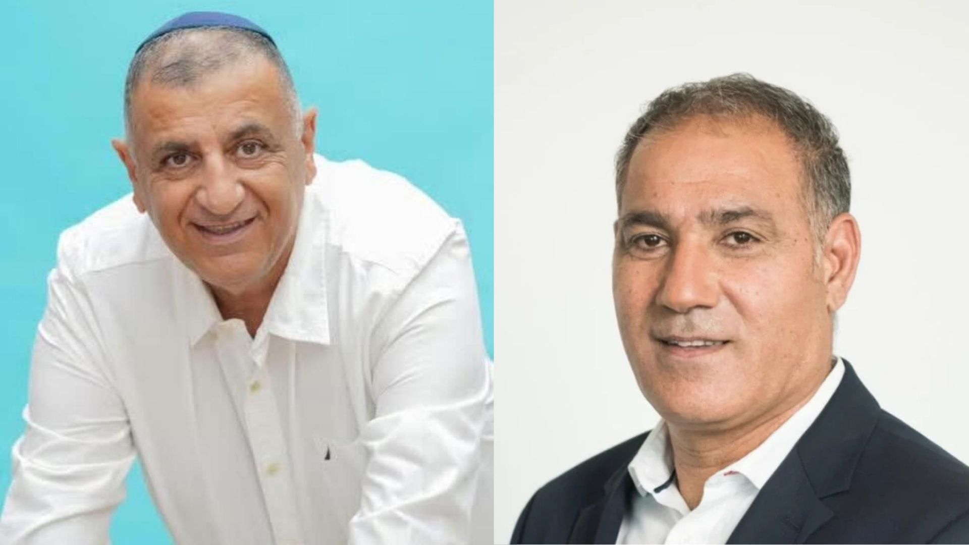 עו"ד אלון גלבוע חבר מועצת הוד השרון וחיים שאבי.