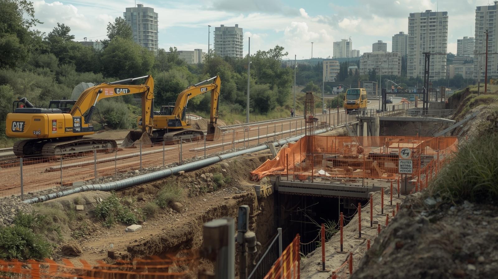 בניית קווי מטרו , אילוסטרציה