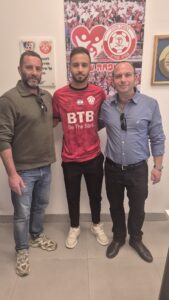 רכש חדש לחדרה. צילום: הפועל חדרה.